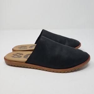 Sorel Ella black mules size 7